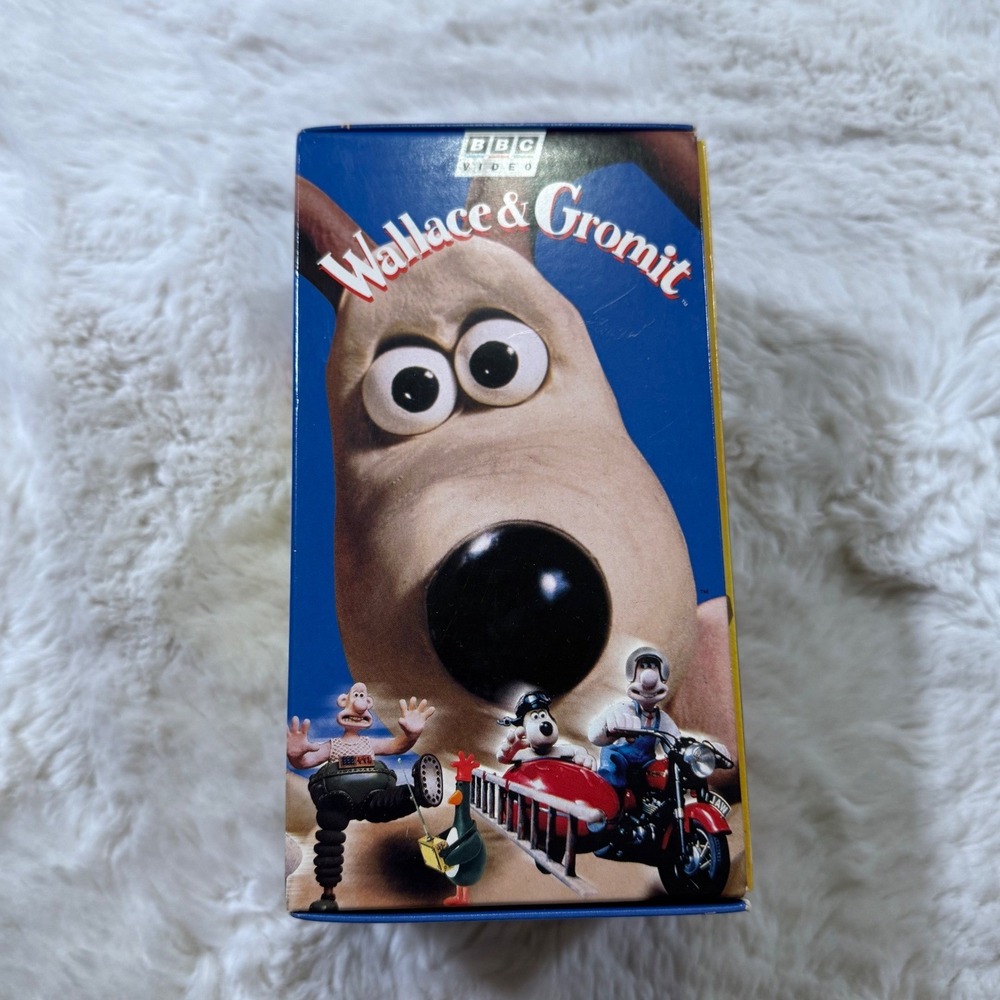 BBC Wallace & Gromit VHS Box Set 3-Pack 90s Claymation Collection Comedy Retro